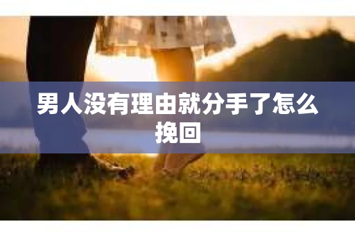 男人没有理由就分手了怎么挽回