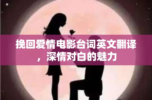 挽回爱情电影台词英文翻译，深情对白的魅力