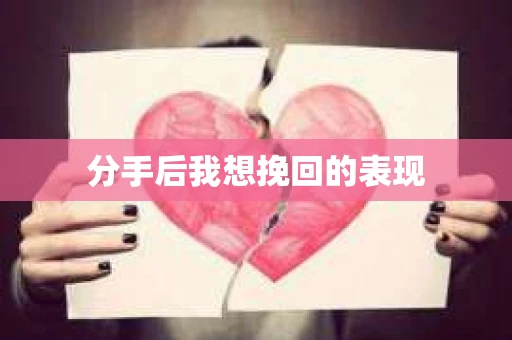 分手后我想挽回的表现