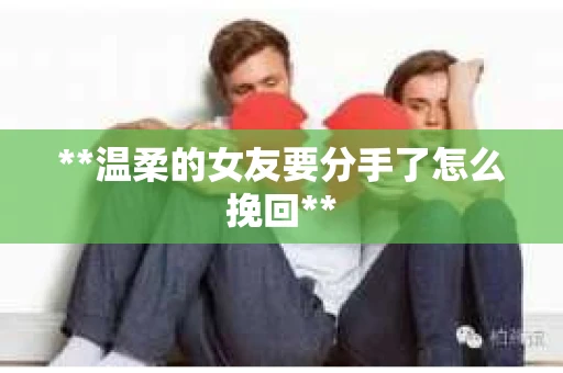 **温柔的女友要分手了怎么挽回**