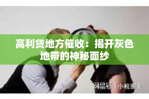 高利贷地方催收：揭开灰色地带的神秘面纱