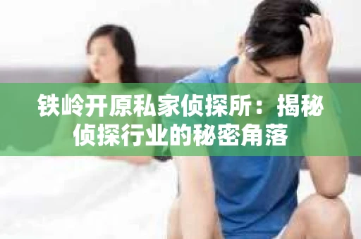 铁岭开原私家侦探所：揭秘侦探行业的秘密角落